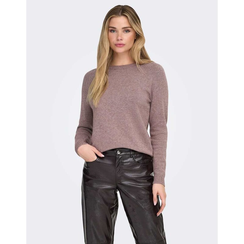 ONLY Knitted pullover in rose brown-Pink 115667294