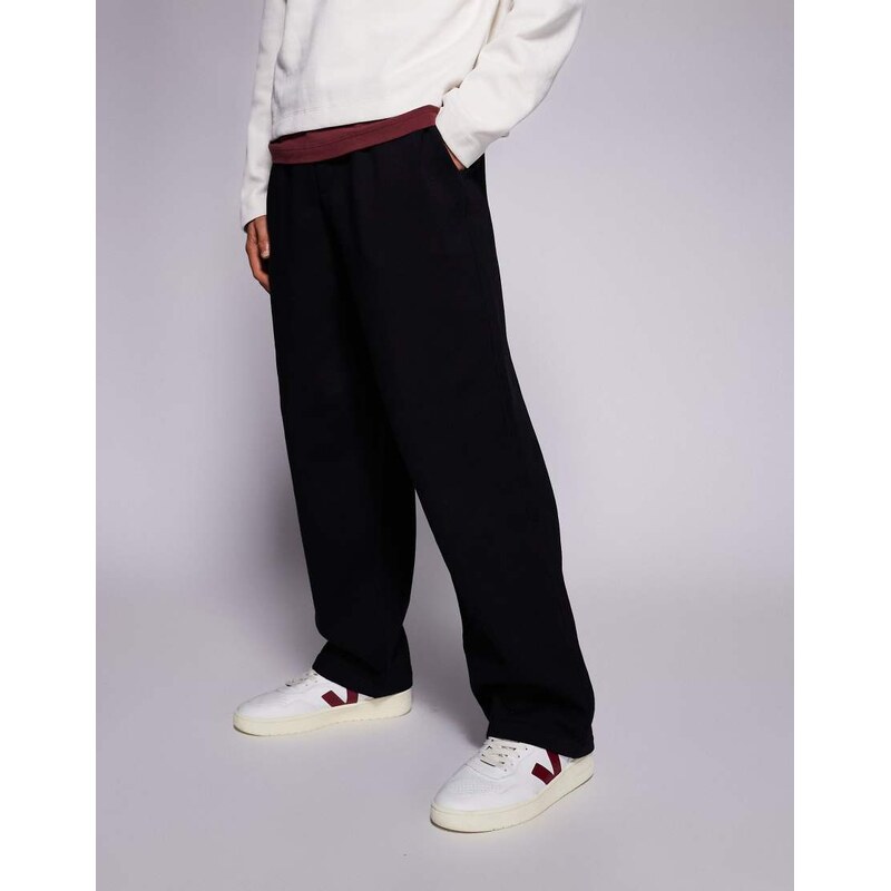ADPT wide fit joggers in black