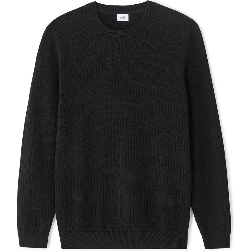 Celio Černý unisex svetr