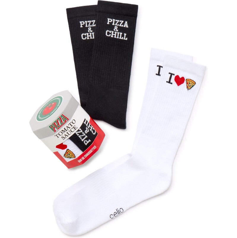 Dárková sada ponožek Celio Pizza