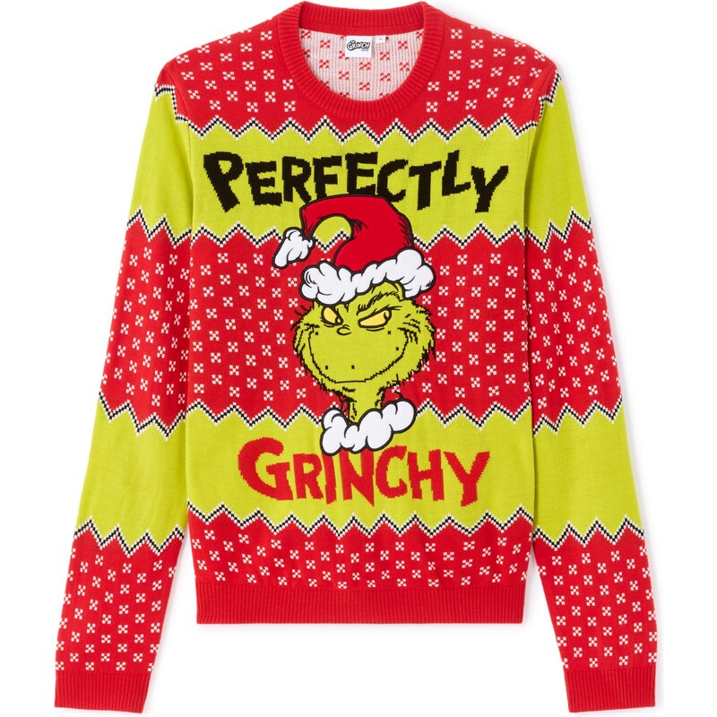 Celio Vánoční svetr Grinch pro muže