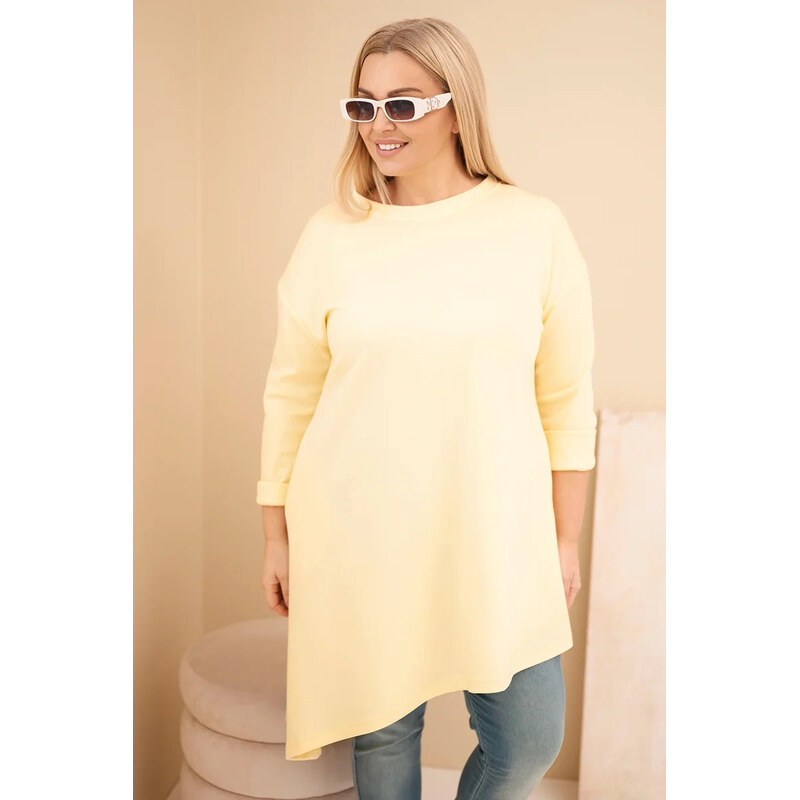 K-Fashion Dámské šaty Plus Size z viskózy s volným střihem a