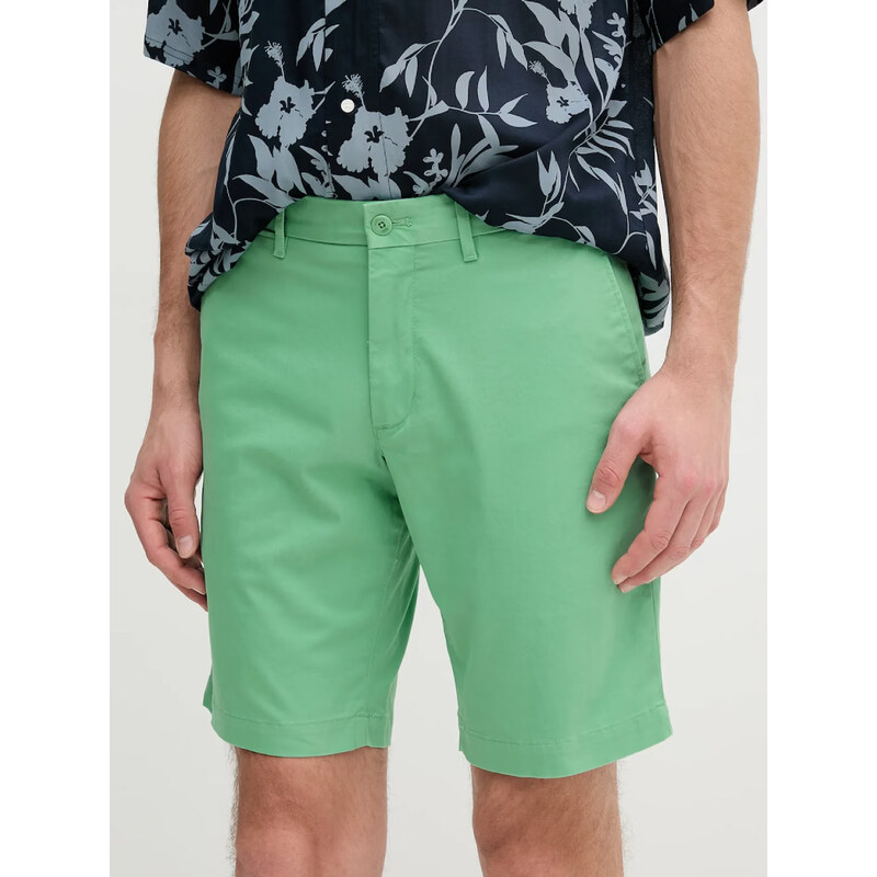 Tommy Hilfiger pánské zelené šortky