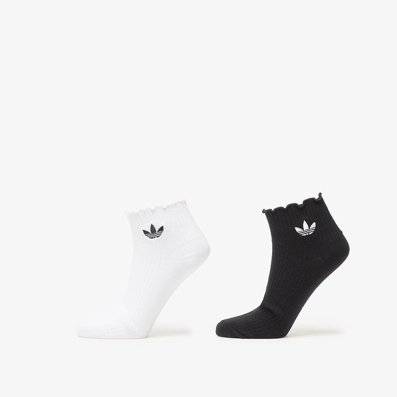 adidas Originals Ponožky adidas Ruffle Quarter Socks White/