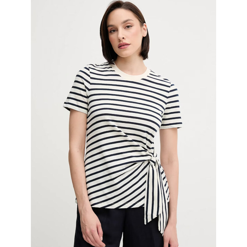 Tommy Hilfiger dámské bílo modré pruhované triko