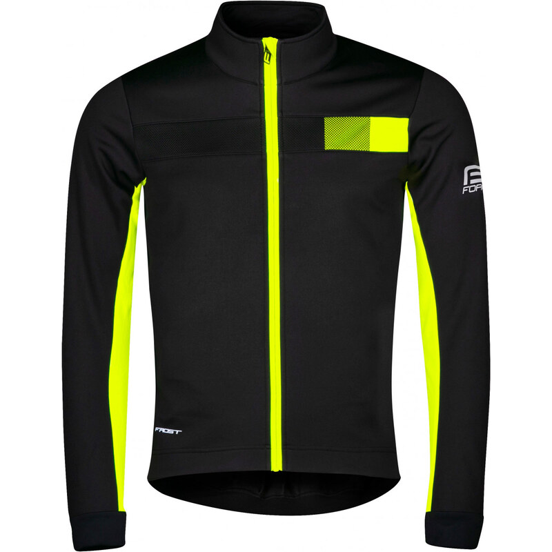 Force FROST softshell bunda, černo-fluo