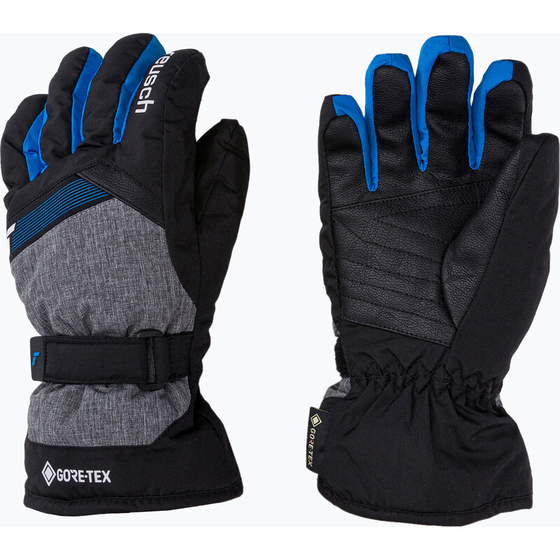 Dětské lyžařské rukavice Reusch Flash Gore-Tex černá/modrá 62/61