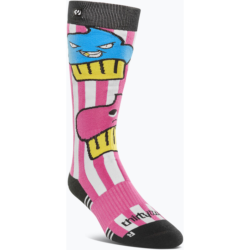 Dámské snowboardové ponožky ThirtyTwo Double pink/white