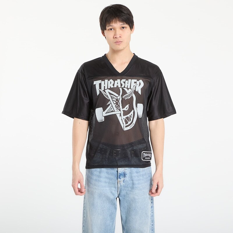 Dres Thrasher x Spitfire Thrash & Burn Football Jersey Black XL