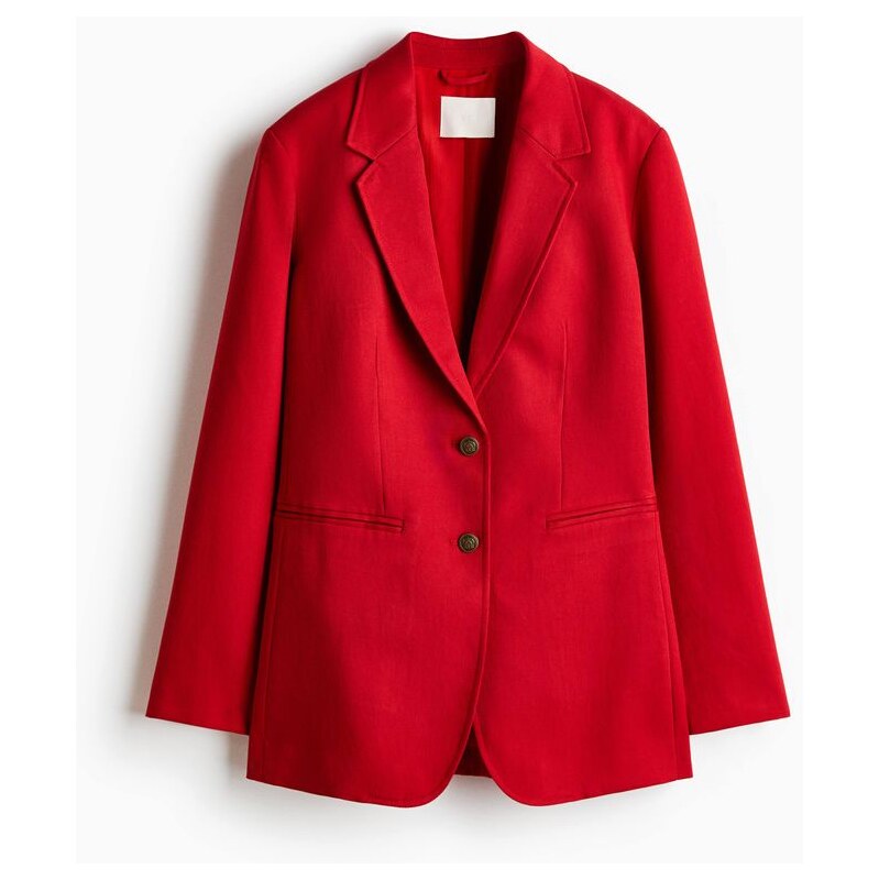 H&M - Jednořadové sako - červená 111289118
