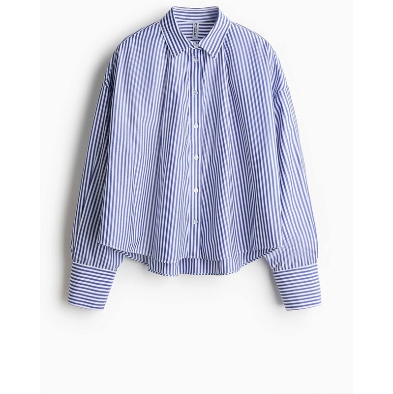 H&M - Košile Loose Fit - modrá 111289110