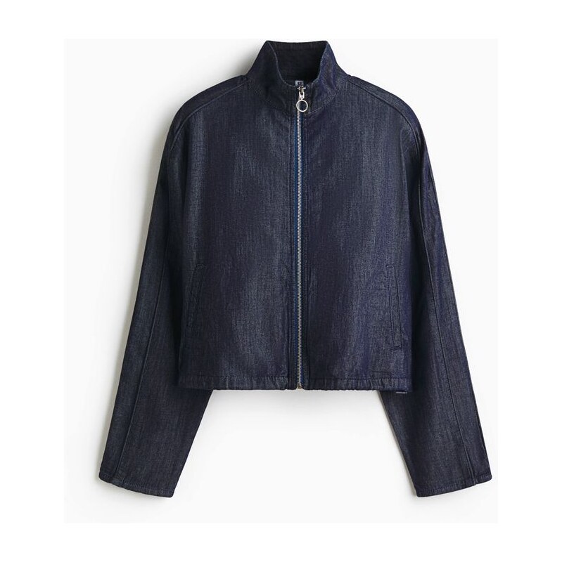 H&M - Sportovní džínová bunda - modrá 111289188