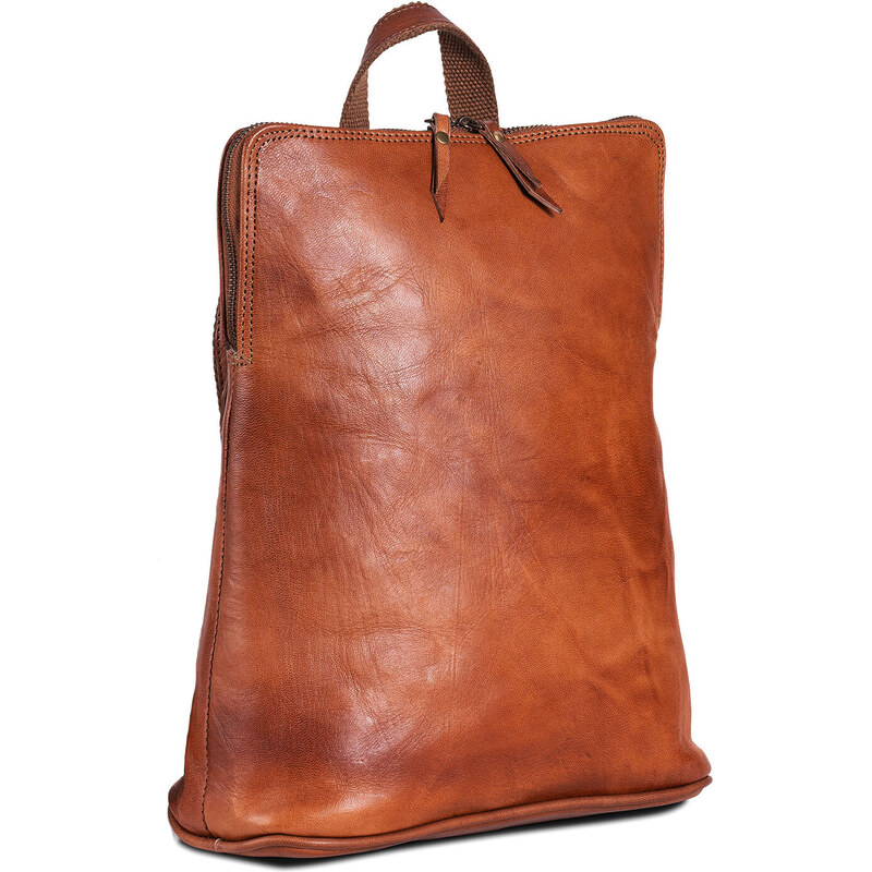 Glara leather Městský kožený batoh - Golden Alley 111289703