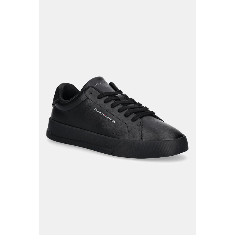 Tommy Hilfiger TH COURT LTH DETAIL ESS sneakers boty pánské kožené