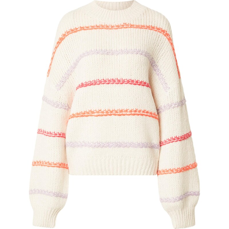 Hailys Svetr El44la lenvandulová / oranžová / pink / barva bílé