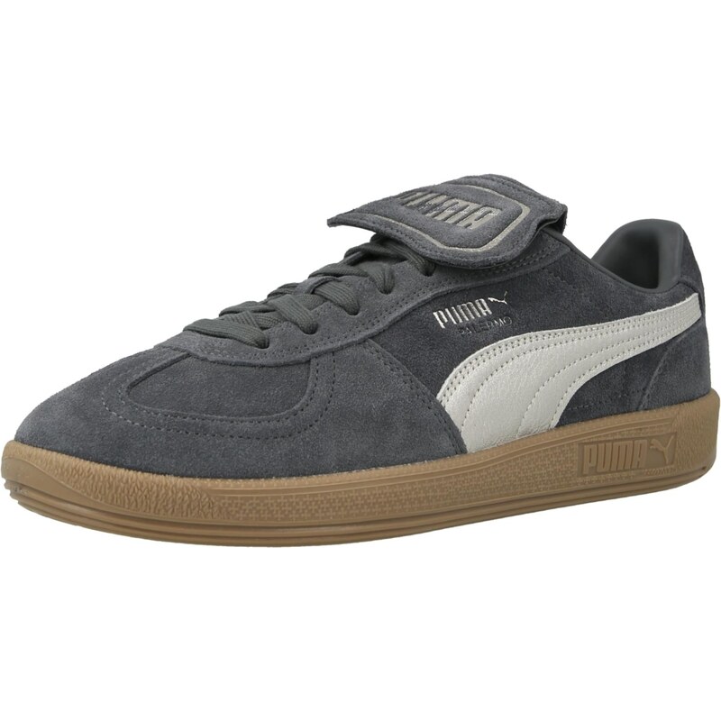 PUMA Tenisky Palermo Premium tmavě šedá / stříbrná