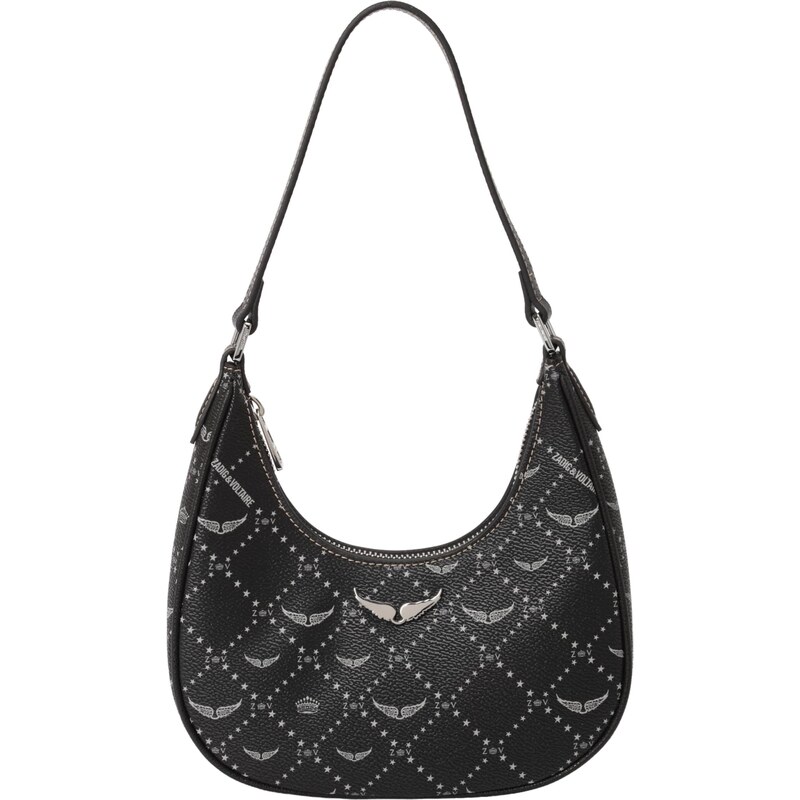 Zadig & Voltaire Taška přes rameno černá / bílá 111292296