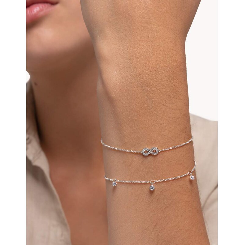 Thomas Sabo Bracelet infinity silver in 925 sterling silver -