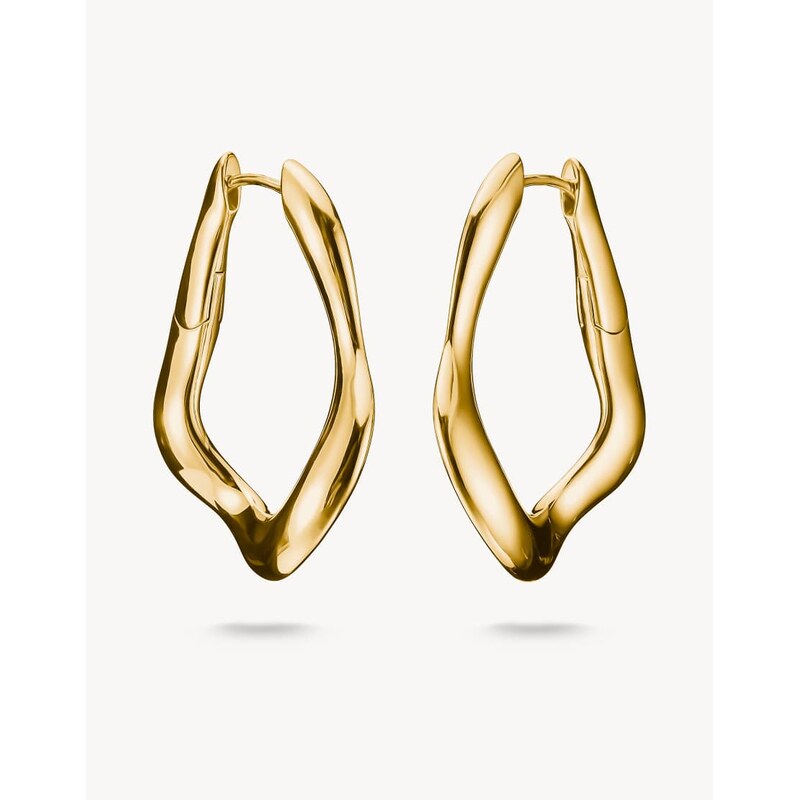Thomas Sabo gold-plated big hoop earrings in gold 115505314