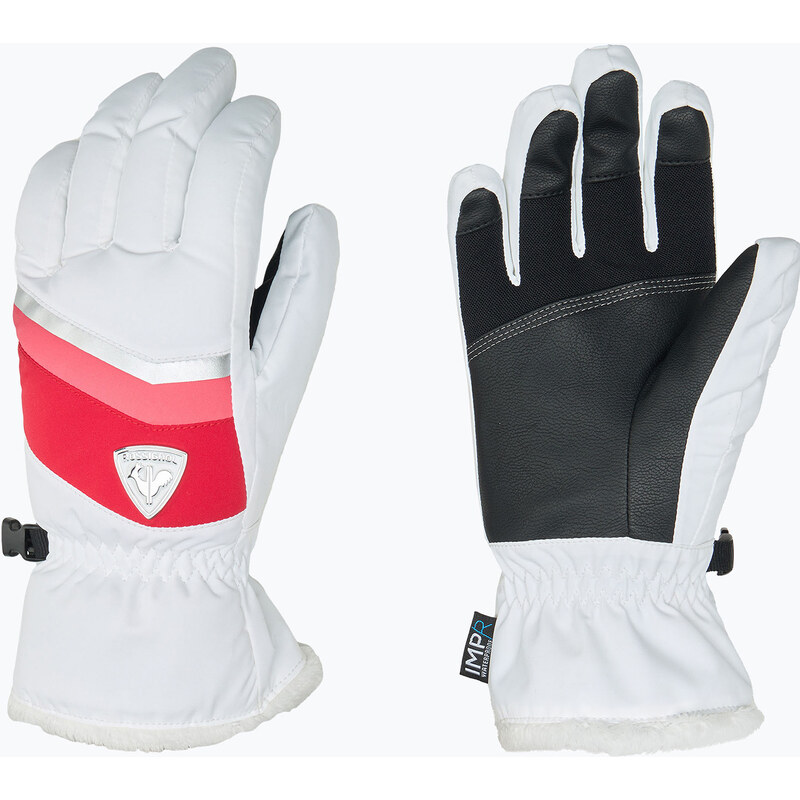 Dámské lyžařské rukavice Rossignol New Piste G white