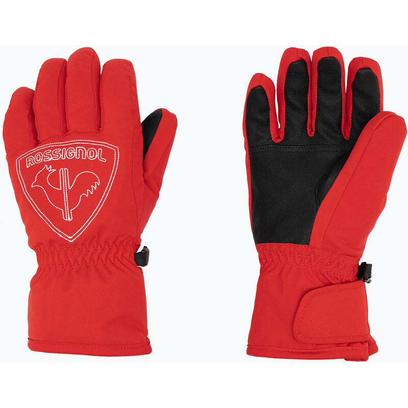 Rossignol Jr Rooster G sports červené dětské lyžařské rukavice