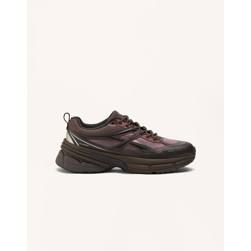 OYSHO Running trainers in plum-Red