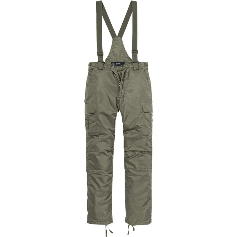 Brandit Funkční kalhoty Thermal Dungarees olivová 111326996