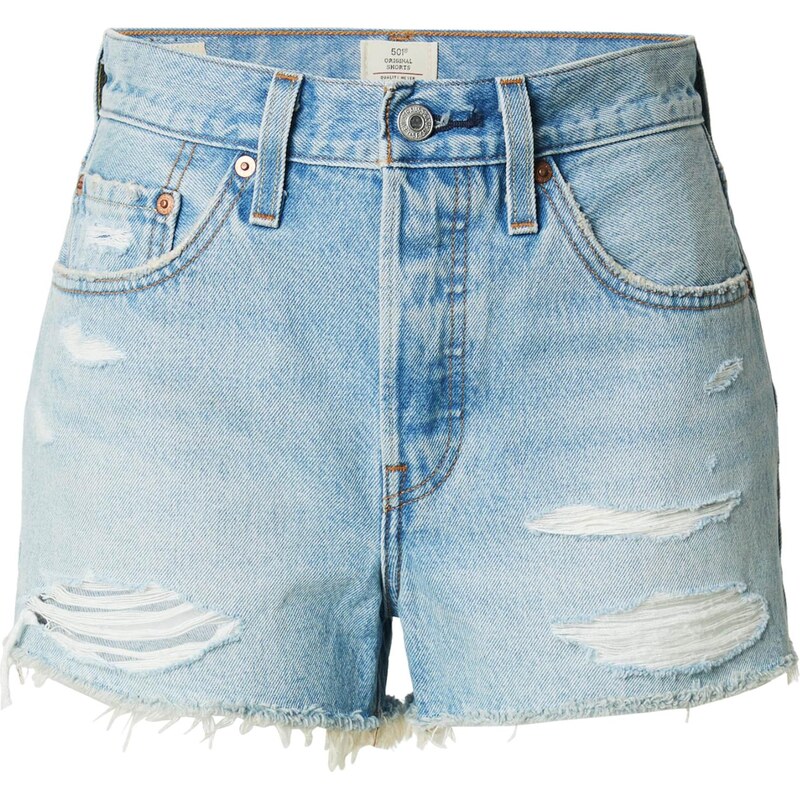 LEVIS  Džíny 501 Original High Rise Shorts modrá džínovina