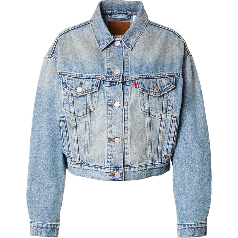 LEVI'S  Přechodná bunda 'Shrunken 90s Trucker' modrá džínovina