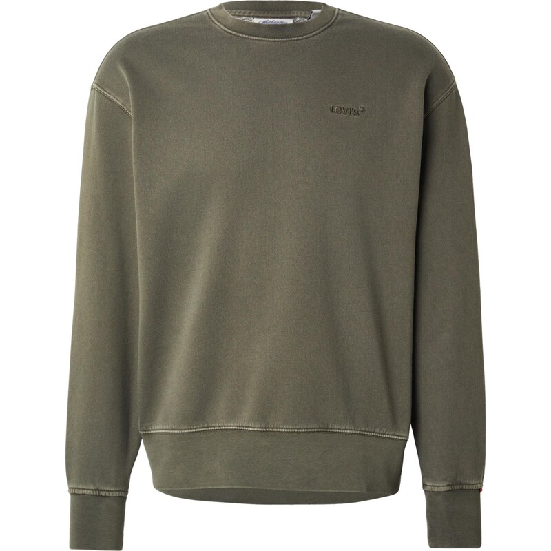 LEVI'S  Mikina 'Authentic Crewneck Sweatshirt' tmavě zelená
