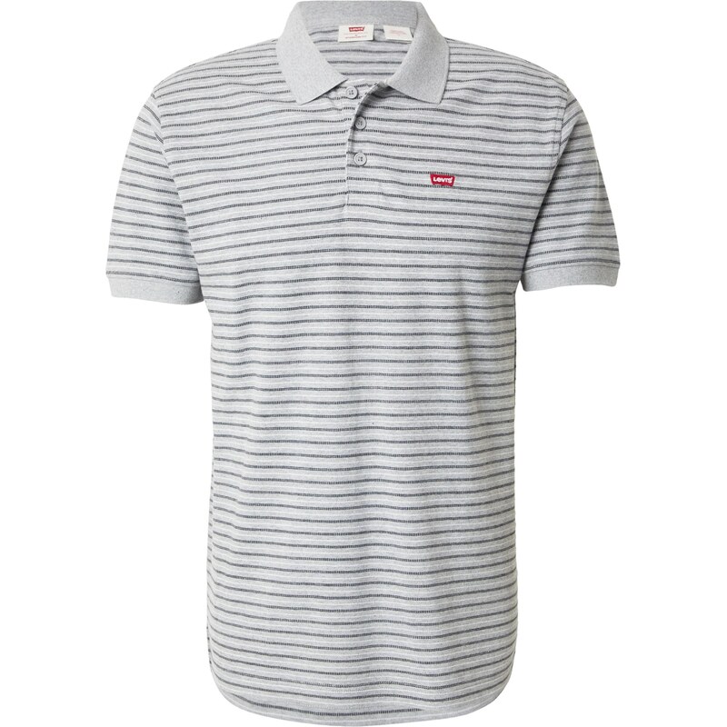 LEVIS  Tričko Housemark Polo šedý melír / černá / bílá