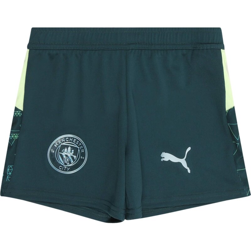PUMA Sportovní kalhoty Manchester City 25/26 světle zelená /