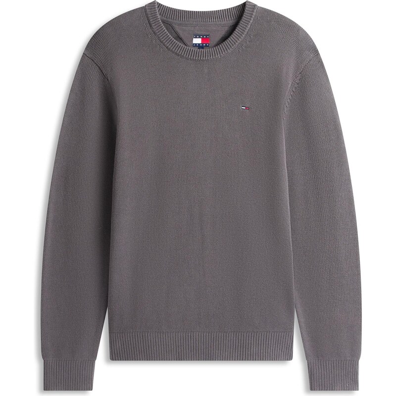 Tommy Jeans Svetr ESS tmavě šedá