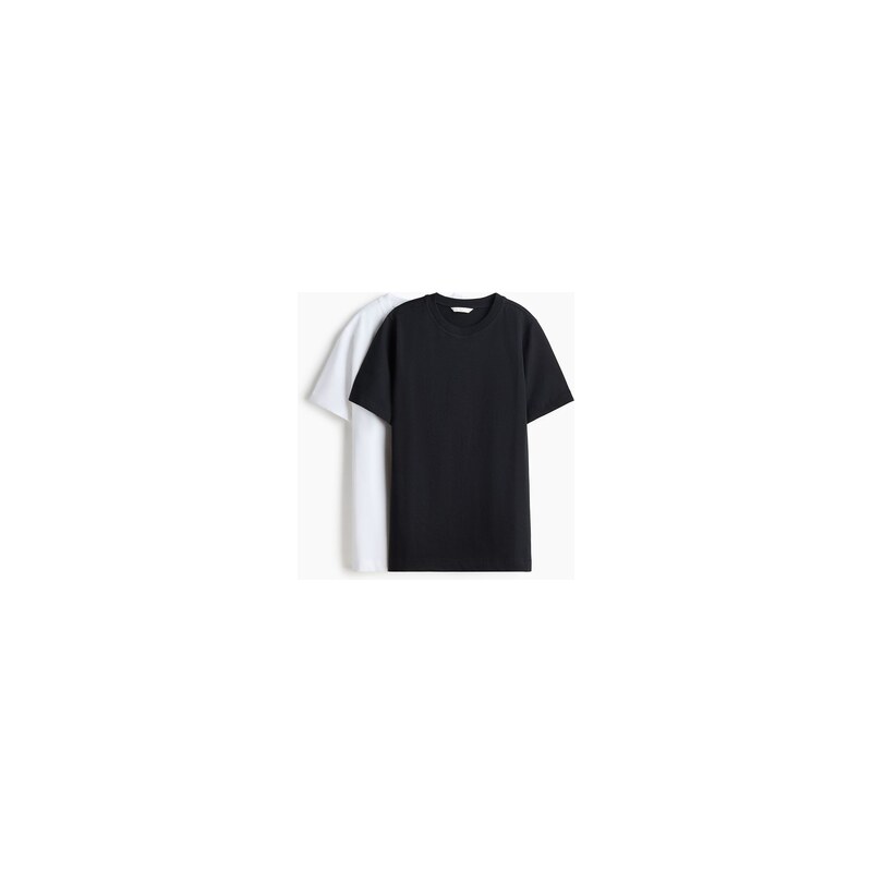 H&M - MAMA Top na kojení Before & After 2 kusy - Černá/Bílá