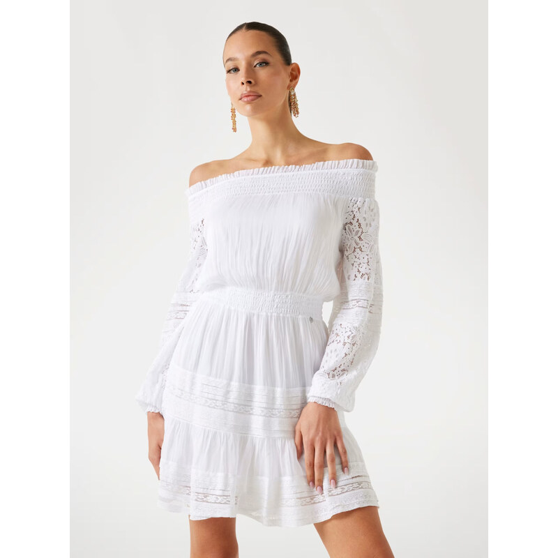 Guess dámské bílé šaty 111337466