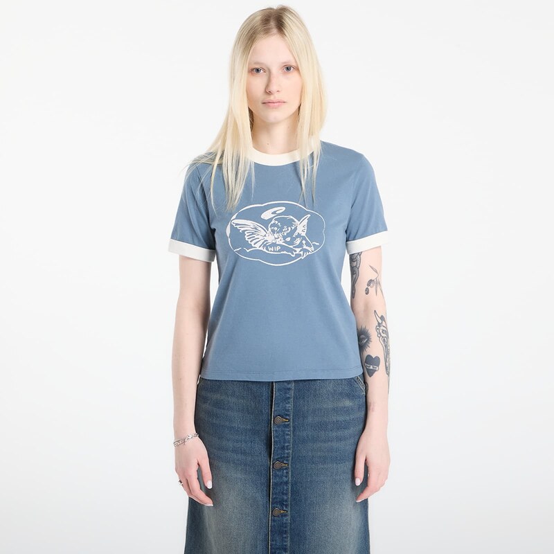 Tričko Carhartt WIP W S/S Reminiscing Ringer T-Shirt Velvet Blue