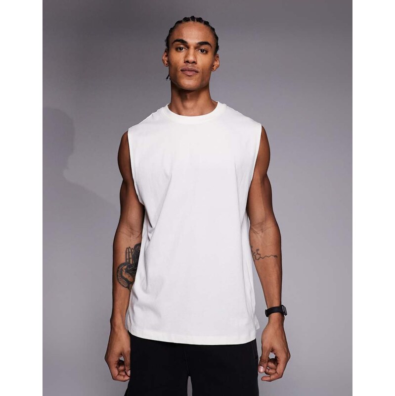 4505 Icon cotton oversized pump training tank with quick dry finish in 111338193