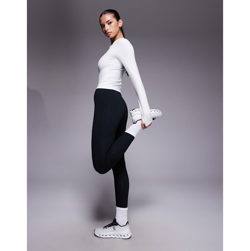 4505 Icon soft touch high waist yoga legging in black
