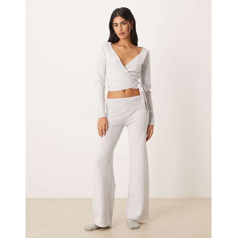 Hollister Gilly Hicks low rise straight leg cosy trousers co-ord