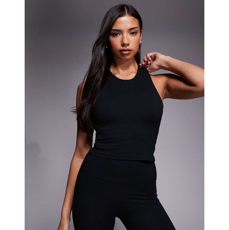 4505 Icon soft touch racer back vest with inner bra and