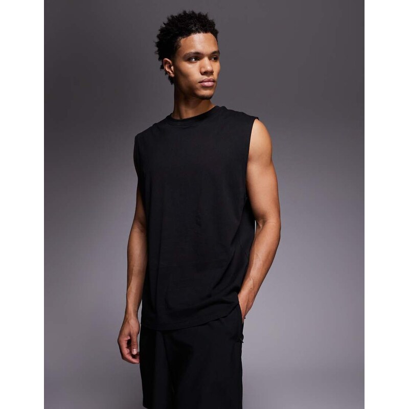 4505 Icon cotton oversized pump training tank with quick dry finish in 115516246
