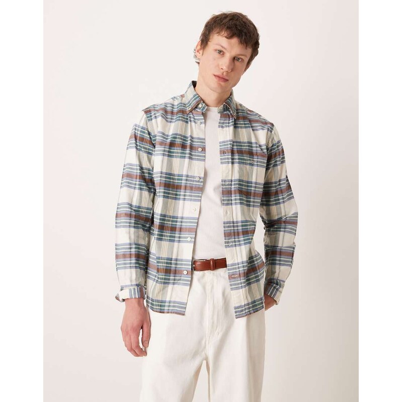 Gant oxford shirt in multi stripe