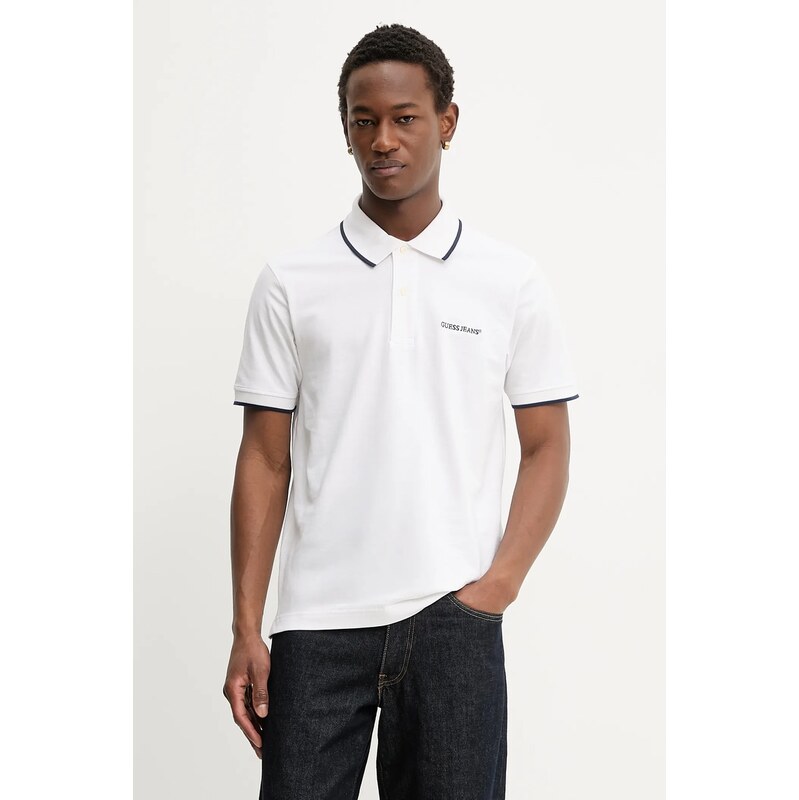 Guess Jeans Bavlněné polo tričko Guess Jeans