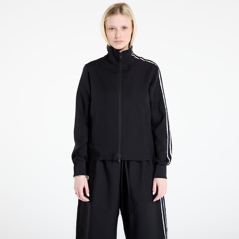 Bunda Y-3 Sport Uniform Raw Cut 3 Stripes Track Top Black/ Black L 111339113