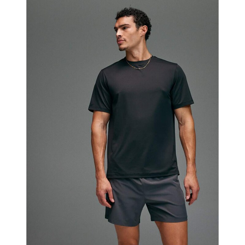 4505 Icon quick dry mesh training t-shirt in black