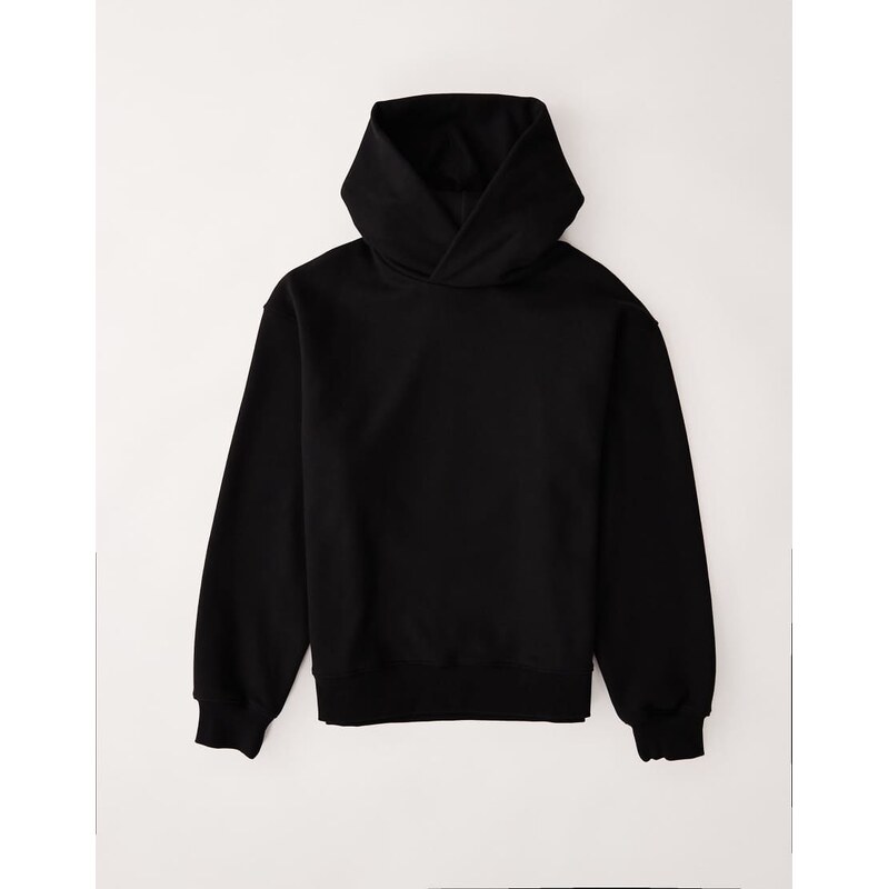 ASOS COLLECTIVE oversized super heavyweight hoodie in black