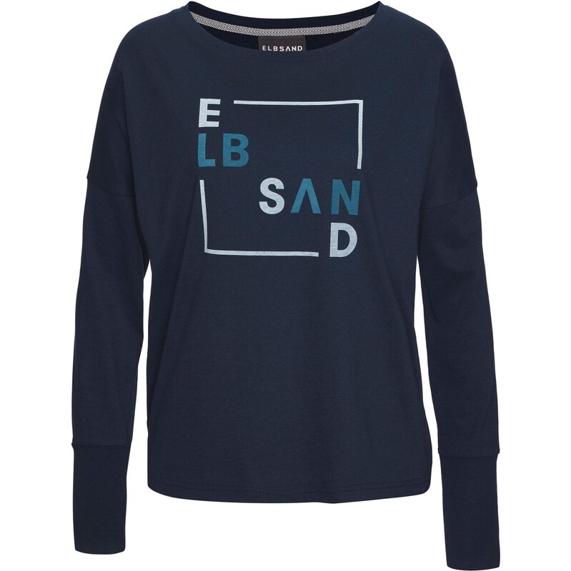 Elbsand Tričko marine modrá / safírová / světlemodrá