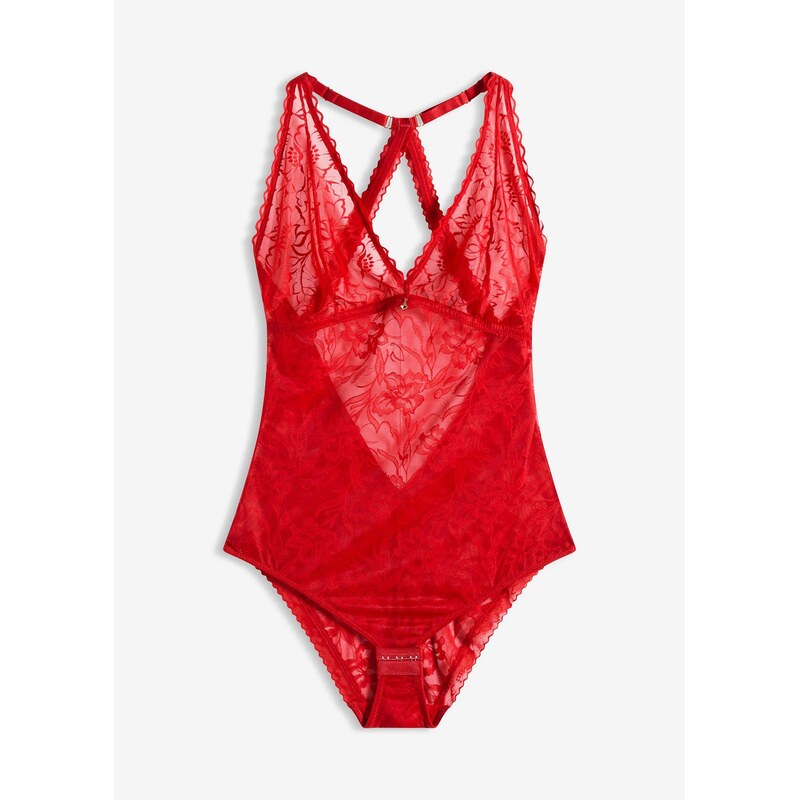 bonprix Body bez kostic červená Žena 113000377