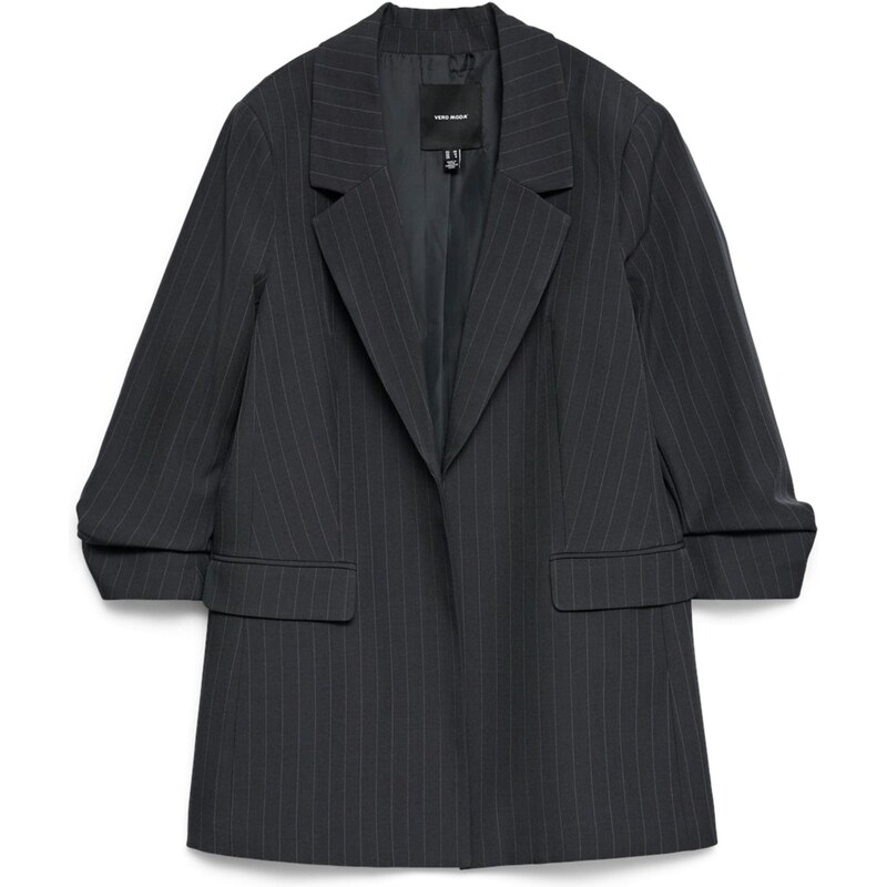 Vero Moda Tall Blejzr VMGRACE TROIAN světle šedá / černá 111345917