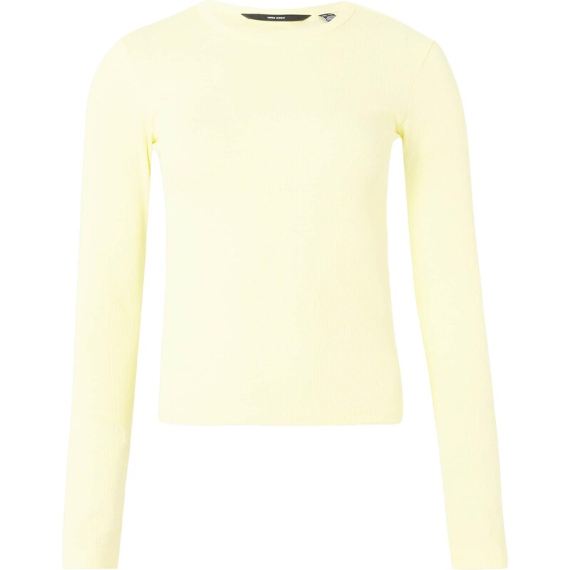 VERO MODA Tričko VMChloe světle žlutá